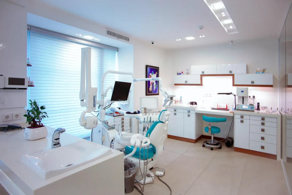 Modern treatment room at BrightLane Dental
